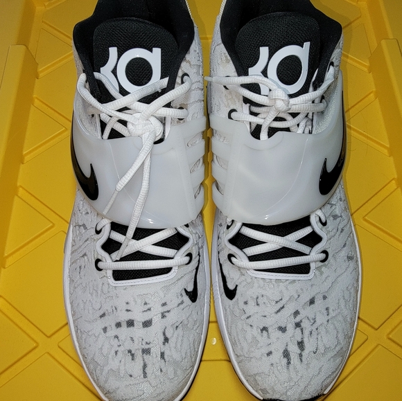 Nike KD 14 TB White/Black Size 16.5 Kevin Durant Basketball Shoe Big and Tall - Picture 6 of 11